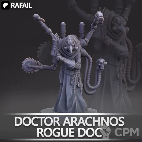 Описание картинки Doctor Arachnos Rogue Doc от Naggaroth Night по цене 600руб | Свободный Рынок Миниатюр - СРМ