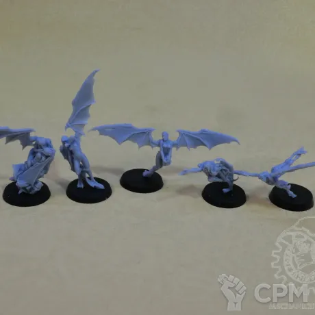 Описание картинки Dark Elves Harpies от Mechanikus Forge по цене 1 200руб | Свободный Рынок Миниатюр - СРМ