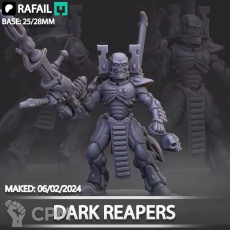 Описание картинки Dark Reapers от Naggaroth Night по цене 1 300руб | Свободный Рынок Миниатюр - СРМ