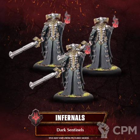 Описание картинки Dark Sentinels от Manufactorum76 по цене 320руб | Свободный Рынок Миниатюр - СРМ