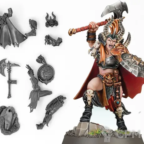 Описание картинки Darkoath Warqueen от LooneShroomFoundry по цене 100руб | Свободный Рынок Миниатюр - СРМ