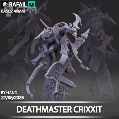 Описание картинки Deathmaster Crixxit от Бруталити по цене 550руб | Свободный Рынок Миниатюр - СРМ