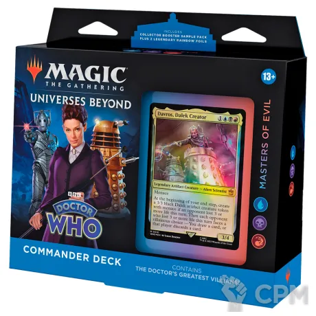 Описание картинки Колода Masters of Evil выпуска MTG Universes Beyond - Doctor Who на английском языке от Дауран по цене 8 500руб | Свободный Рынок Миниатюр - СРМ