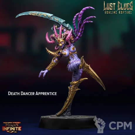 Описание картинки Death Dancer от 3Д-Печка по цене 350руб | Свободный Рынок Миниатюр - СРМ
