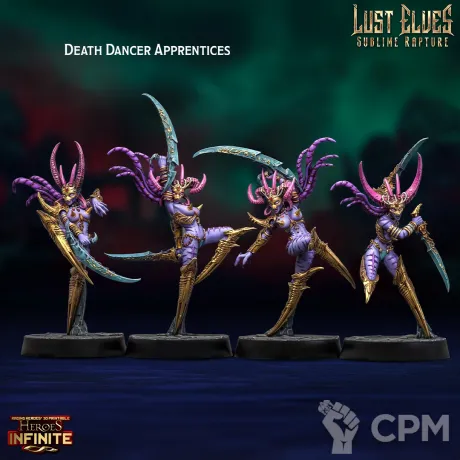 Описание картинки Death  Dancer Apprentices от 3Д-Печка по цене 500руб | Свободный Рынок Миниатюр - СРМ