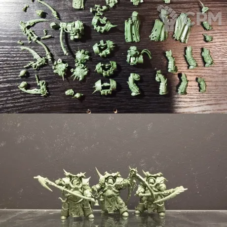 Описание картинки Death Guard Deathshroud Bodyguard от VsePrah по цене 100руб | Свободный Рынок Миниатюр - СРМ