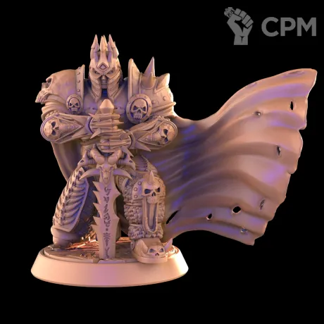Описание картинки Death King от Орки с наГорки по цене 200руб | Свободный Рынок Миниатюр - СРМ