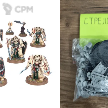 Описание картинки Deathwing Knights (Литье) от Барахолка CTPEJIKA по цене 2 200руб | Свободный Рынок Миниатюр - СРМ
