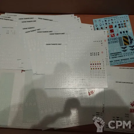Описание картинки Декали 40к (СМ, ИГ, ХСМ, Эльдары, Орки и др.) от Al123 по цене 100руб | Свободный Рынок Миниатюр - СРМ