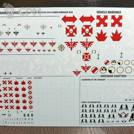 Описание картинки Darl Angels Transfer Sheet (из Комбат Патруля) от Zindermann по цене 100руб | Свободный Рынок Миниатюр - СРМ