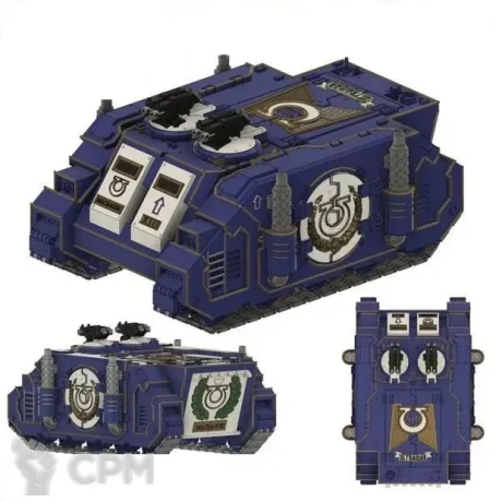 Описание картинки Ultramarines Rhino от MrMetalHorror по цене 900руб | Свободный Рынок Миниатюр - СРМ