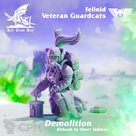 Описание картинки Felinid Veteran Guardcats 1 от WebWay 3D по цене 1 300руб | Свободный Рынок Миниатюр - СРМ