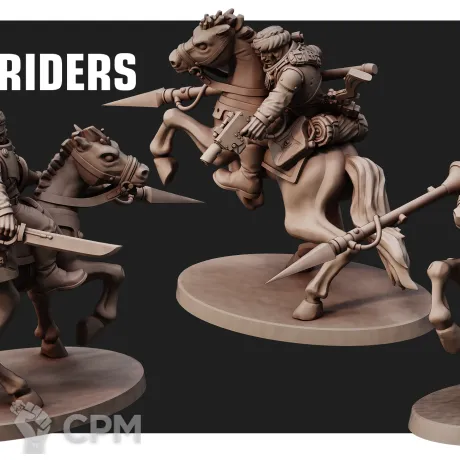 Описание картинки Death Riders/Attilan Rough Riders/Desert Hawks Stormriders от Laboratory of Chaos по цене 450руб | Свободный Рынок Миниатюр - СРМ