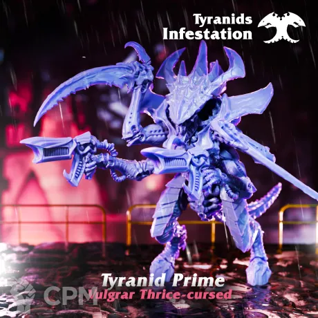 Описание картинки Tyranid Prime от Fisher print по цене 350руб | Свободный Рынок Миниатюр - СРМ