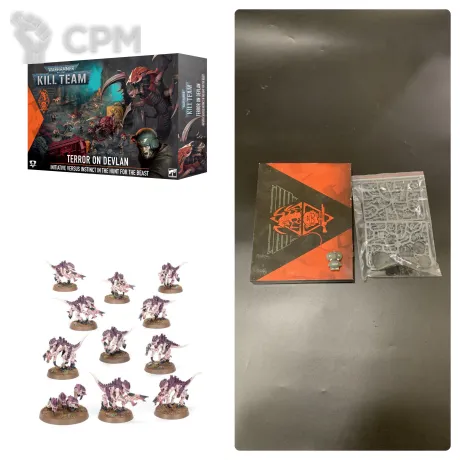 Описание картинки Kill Team: Terror on Devlan — Набор Тиранидов NPO и Карты Spectre Squad от ZvZ Bitz Shop по цене 4 000руб | Свободный Рынок Миниатюр - СРМ