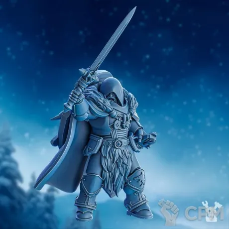 Описание картинки Space Wolves Capitan от MrMetalHorror по цене 350руб | Свободный Рынок Миниатюр - СРМ