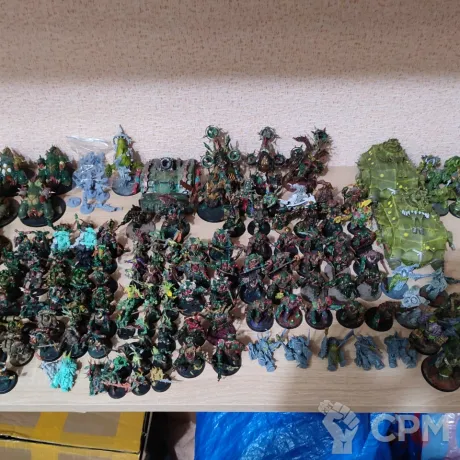 Описание картинки Армия Death Guard от Revan по цене 40 000руб | Свободный Рынок Миниатюр - СРМ