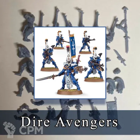 Описание картинки Dire Avengers от SaJRa по цене 900руб | Свободный Рынок Миниатюр - СРМ