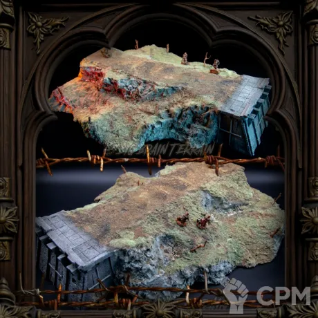 Описание картинки Большой холм ✠ TRENCH CRUSADE от Big Brain Terrain по цене 5 150руб | Свободный Рынок Миниатюр - СРМ