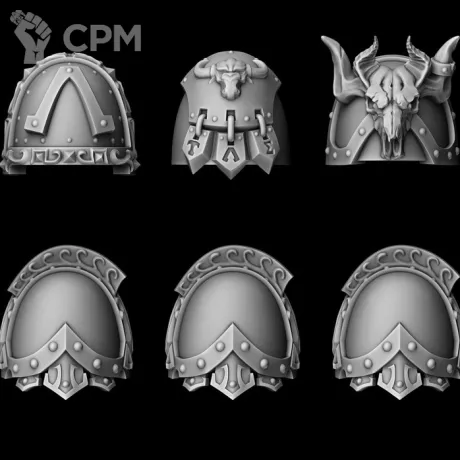 Описание картинки наплечники Taurus от Bazilevs по цене 497руб | Свободный Рынок Миниатюр - СРМ