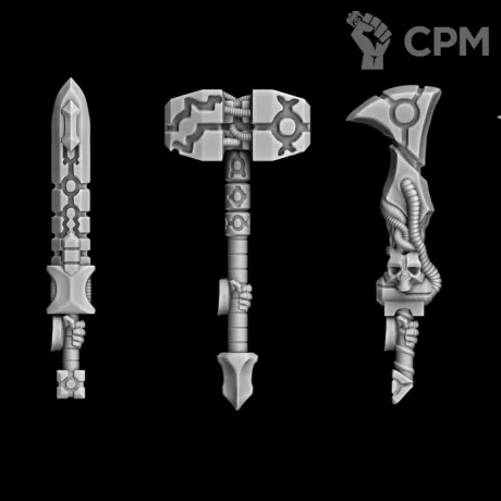 Описание картинки оружие тип Xenos (левая рука) от Bazilevs по цене 497руб | Свободный Рынок Миниатюр - СРМ