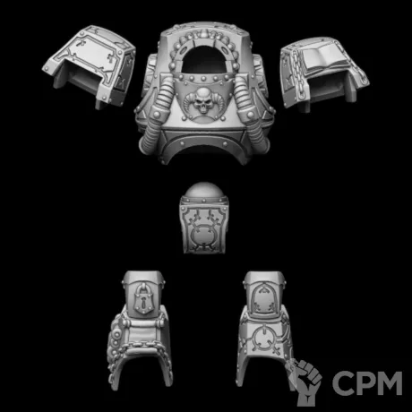 Описание картинки Armour model “Vetustus” type Exorcist от Bazilevs по цене 845руб | Свободный Рынок Миниатюр - СРМ