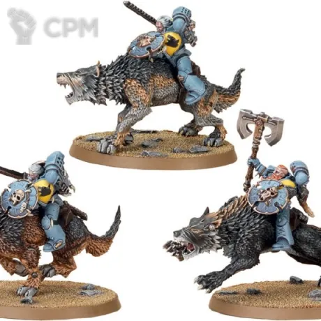 Описание картинки Thunderwolf Cavalry от Knight of Light по цене 800руб | Свободный Рынок Миниатюр - СРМ