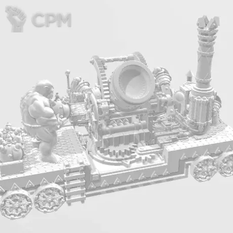 Описание картинки Dreadquake Mortar от MrMetalHorror по цене 2 800руб | Свободный Рынок Миниатюр - СРМ