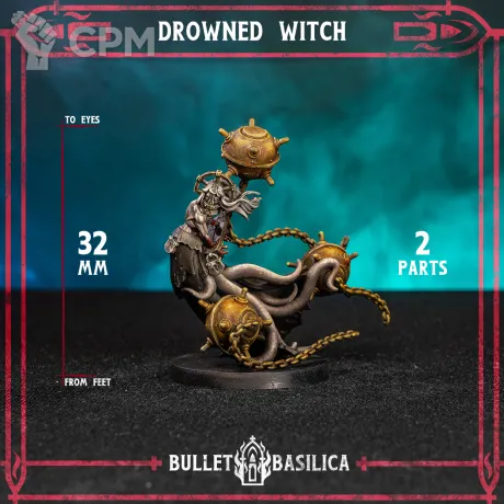 Описание картинки Drowned Witch от Manufactorum76 по цене 375руб | Свободный Рынок Миниатюр - СРМ