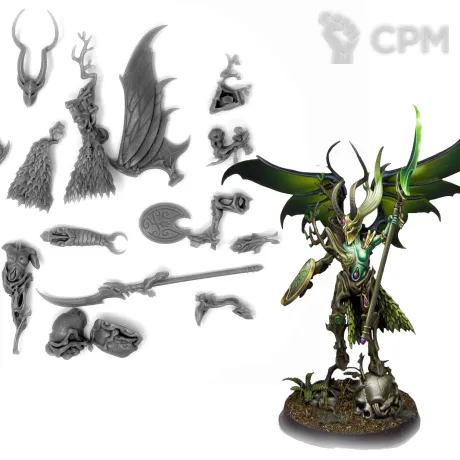 Описание картинки Druanti the Arch-Revenant от LooneShroomFoundry по цене 450руб | Свободный Рынок Миниатюр - СРМ