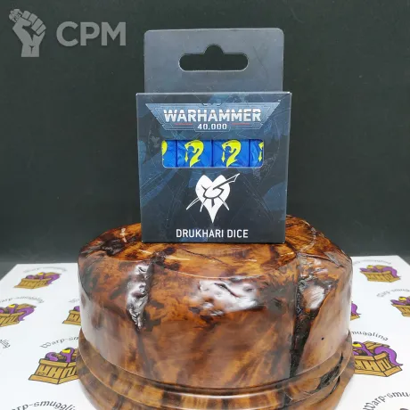 Описание картинки Drukhari dice от Warp-Smuggling по цене 3 500руб | Свободный Рынок Миниатюр - СРМ