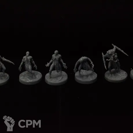 Описание картинки Набор миниатюр Black Grail Great Hunger Grail Thralls от Lukich по цене 350руб