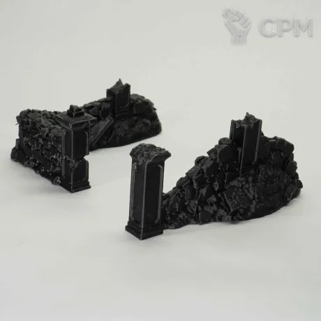 Описание картинки Фентези руины - 3 штуки| 3D FDM Печать от МАНУФАКТОРИУМ по цене 600руб | Свободный Рынок Миниатюр - СРМ