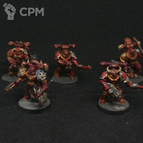 Описание картинки Khorne Berzerkers от SWT по цене 4 500руб | Свободный Рынок Миниатюр - СРМ