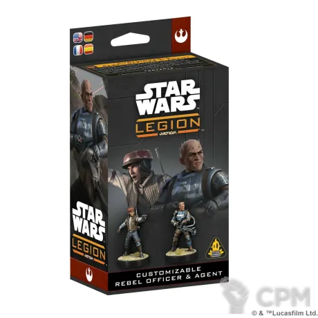 Описание картинки Star Wars: Legion - Customizable Rebel Officer &amp; Agent от StarkLogistics по цене 3 675руб | Свободный Рынок Миниатюр - СРМ