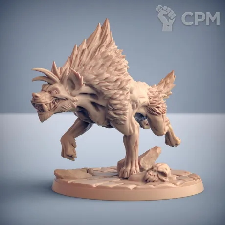 Описание картинки Гигантская гиена 2(Giant Hyena 2) от Gabrigame_Print по цене 550руб | Свободный Рынок Миниатюр - СРМ