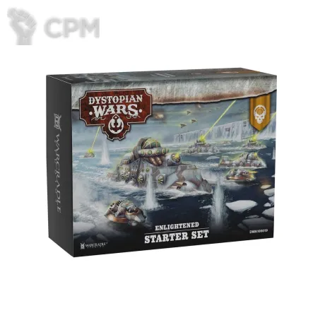 Описание картинки Dystopian Wars: Enlightened Starter Set (предзаказ) от Mini Wargame по цене 6 950руб | Свободный Рынок Миниатюр - СРМ