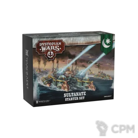 Описание картинки Dystopian Wars: Sultanate Starter Set (предзаказ) от Mini Wargame по цене 6 950руб | Свободный Рынок Миниатюр - СРМ