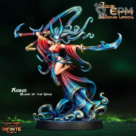 Описание картинки Xiang Blade of the Wind от Manufactorum76 по цене 250руб | Свободный Рынок Миниатюр - СРМ