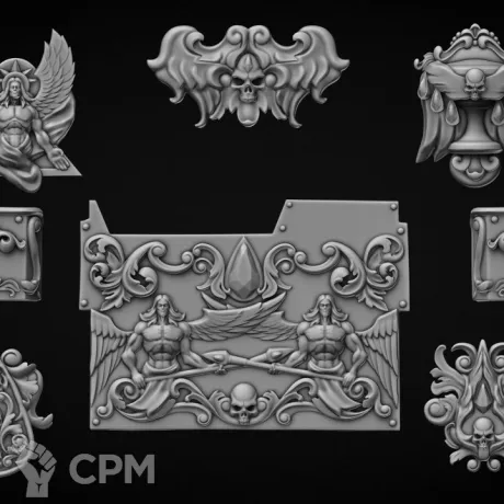 Описание картинки броня Reptek тип Sanguis от Bazilevs по цене 845руб | Свободный Рынок Миниатюр - СРМ