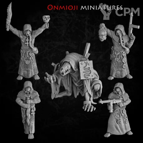 Описание картинки Cultists от PocketSized Prints по цене 700руб | Свободный Рынок Миниатюр - СРМ