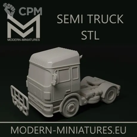 Описание картинки Semi truck от Wardog Workshop по цене 2 400руб | Свободный Рынок Миниатюр - СРМ