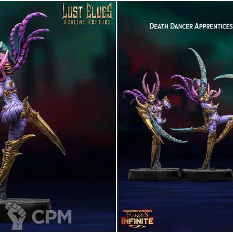 Описание картинки Hedonites of Slaanesh/Death Dancers от Barduck Miniatures по цене 1 099руб | Свободный Рынок Миниатюр - СРМ