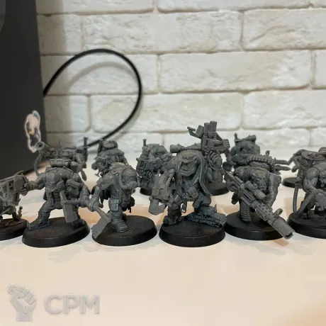 Описание картинки Kommandos (kill team) от Komandergree по цене 3 000руб | Свободный Рынок Миниатюр - СРМ