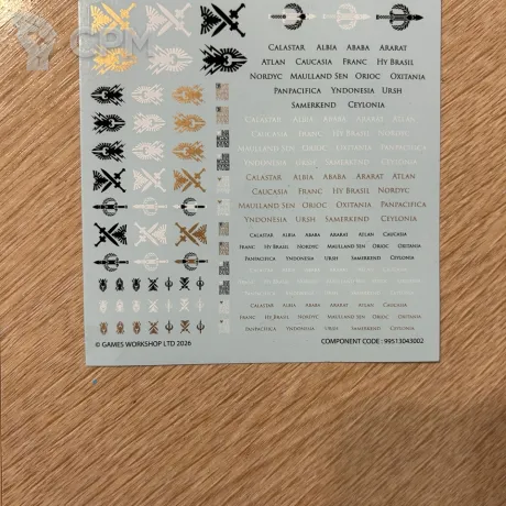 Описание картинки Legio Custodes Contemptor Dreadnought transfer sheet от Nakatan по цене 1 000руб | Свободный Рынок Миниатюр - СРМ