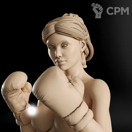 Описание картинки Boxer Girl Naked Фигурка от GAS3TXD  по цене 2 900руб | Свободный Рынок Миниатюр - СРМ