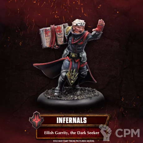 Описание картинки Eilish Garrity, the Dark Seeker от Manufactorum76 по цене 150руб | Свободный Рынок Миниатюр - СРМ