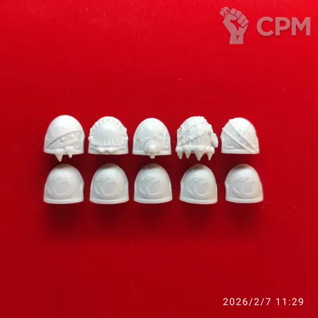 Описание картинки Carcharodon Astra Shoulder Pads Reiver от User19033 по цене 400руб | Свободный Рынок Миниатюр - СРМ