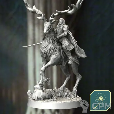 Описание картинки ELVEN KING OF DARK WOOD REALM 2 от Brutality по цене 600руб | Свободный Рынок Миниатюр - СРМ