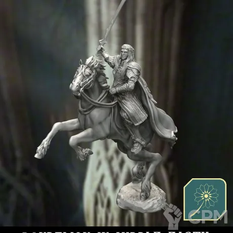 Описание картинки ELVEN KING OF DARK WOOD REALM 3 от Brutality по цене 600руб | Свободный Рынок Миниатюр - СРМ